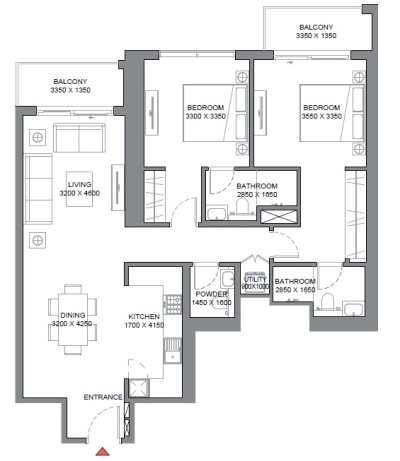 Sobha - 350 Riverside Crescent - Apartment