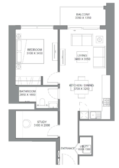 Sobha - 350 Riverside Crescent - Apartment