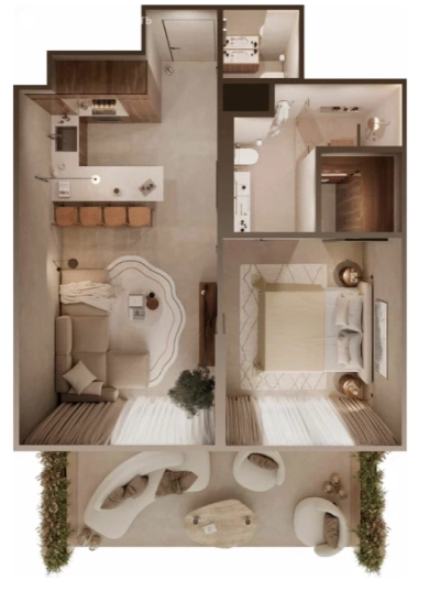 Yard - Oak Yard - Apartment