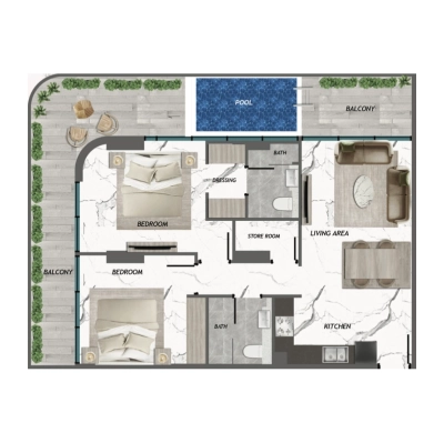 Samana - California 2 - Apartment