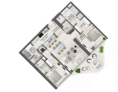 Evolutions - SLS The Palm by Roya Development - Apartment