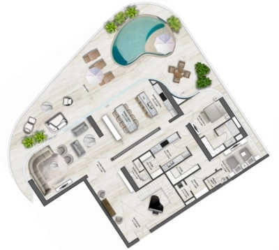 Evolutions - SLS The Palm by Roya Development - Apartment