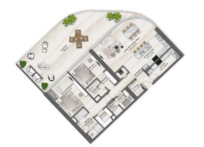 Evolutions - SLS The Palm by Roya Development - Apartment