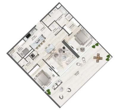 Evolutions - SLS The Palm by Roya Development - Apartment