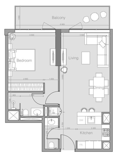Object 1 - OZONE1 - Apartment