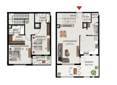 Wasl - Hillside Residences - Apartment