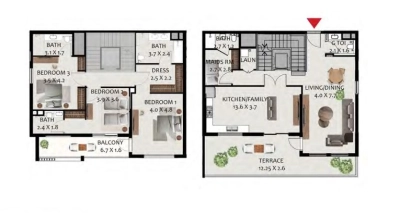 Wasl - Hillside Residences - Apartment