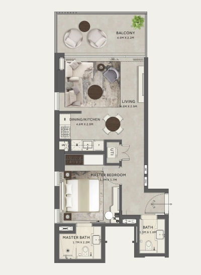 Fortune 5 - Marriott Residences - Apartment