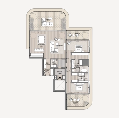 Omniyat - Vela Viento  - Apartment