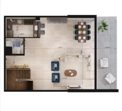 UniEstate Properties - UniEstate Prime Tower - Apartment