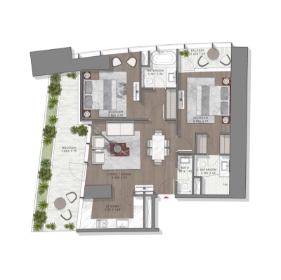 Damac - Safa Two de Grisogono - Apartment