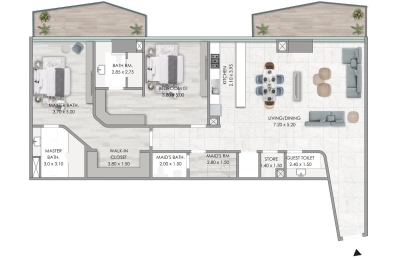 Al Habtoor Group - Habtoor Grand Residences - Apartment