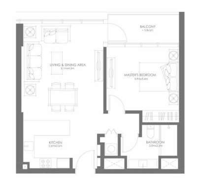 Aldar Properties - Grove Museum Views - Apartment