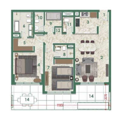 NABNI - Avenue Residence 6 - Apartment