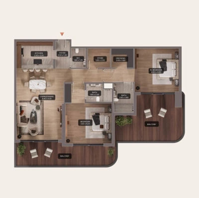 Urban Properties Development - Urban Life - Apartment