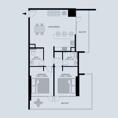 Consolidated Urban Real Estate Development LLC - Amal Tower - Apartment