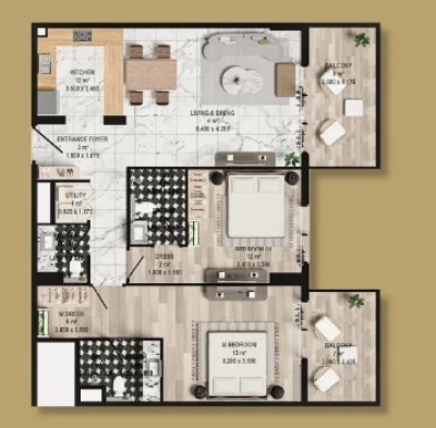 Aura Infinite Real Estate Development - Aura Elegance - Apartment