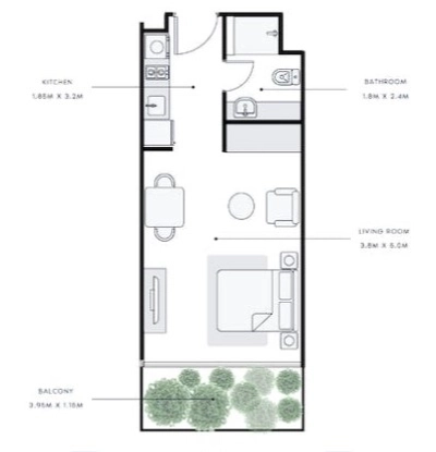 Azizi - Riviera 3 - Apartment