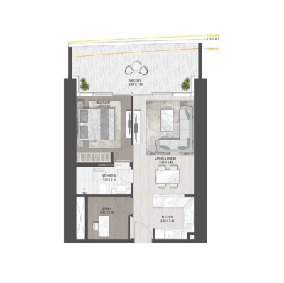 Damac - The Sapphire - Apartment