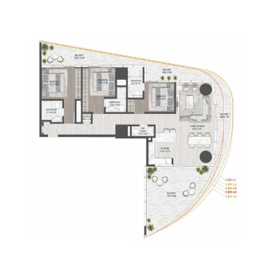 Damac - The Sapphire - Apartment