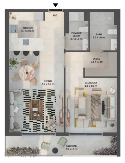 LEOS - Weybridge Gardens 2 - Apartment