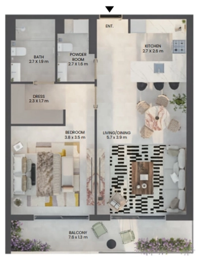 LEOS - Weybridge Gardens 2 - Apartment