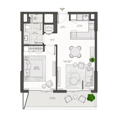 Meraas - City Walk Northline - Apartment