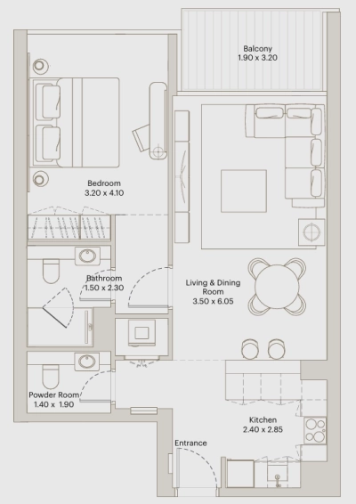 Deyaar Developer - Eleve - Apartment