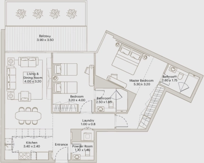 Deyaar Developer - Eleve - Apartment
