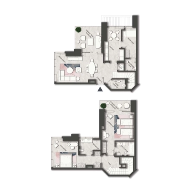 Wow Red - SLS Dubai Hotels and Residences - Apartment