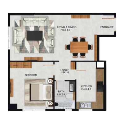 Dugasta - Moonsa Residences - Apartment