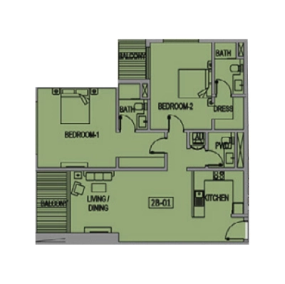 Tiger Properties - Jade Tower - Apartment