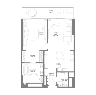 Arada - Anantara Sharjah Resort - Apartment