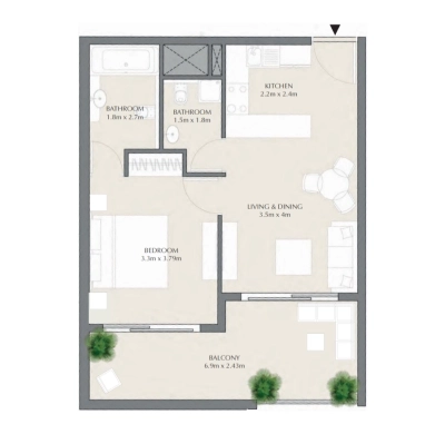 DECA Properties - Park Beach Residence - Apartment