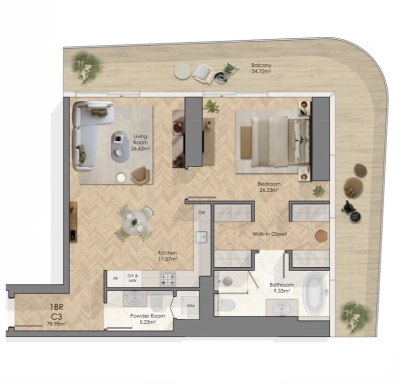 Qube Development - Midora Residences - Apartment