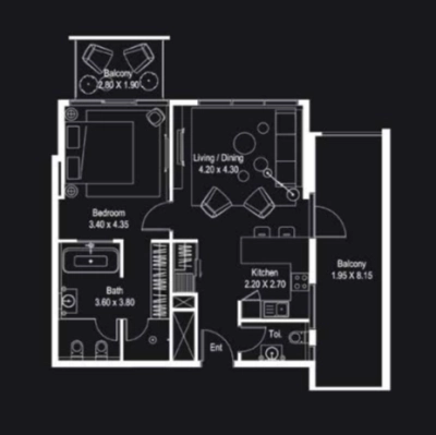Deyaar Developer - The Atria - Apartment