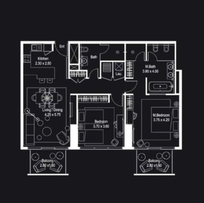 Deyaar Developer - The Atria - Apartment