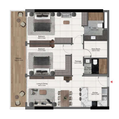 Seven Tides - Park Lane by Heilbronn - Apartment
