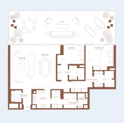 H&H - Dubai Harbour Residences - Apartment