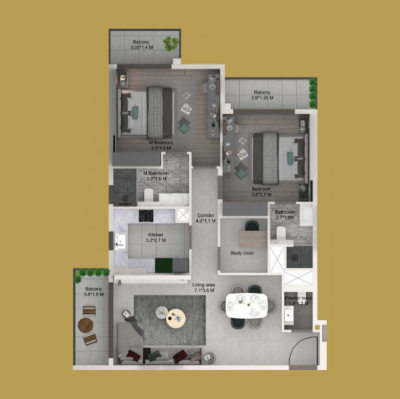 Symbolic Real Estate Development L.L.C - Symbolic Aura - Apartment