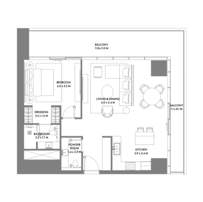 Arada - W The Residences - Apartment
