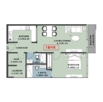 Serene Developments - 555 Park Views - Apartment