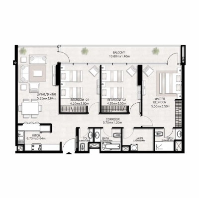 NED Properties - Canal Bay - Apartment