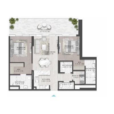 Damac - Shoreline - Apartment