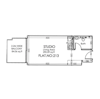 Dugasta - Moonsa Residences 2 - Apartment