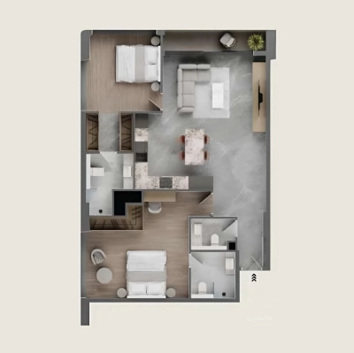 Galaxy Realty - Jardin Astral - Apartment