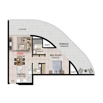 Majid al Futtaim  - Mayfair Gardens - Apartment