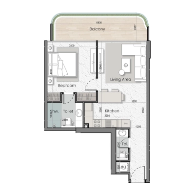 MAK Developers - ISola Bella - Apartment