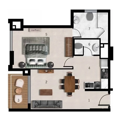 Dugasta - 7 Seasons - Apartment