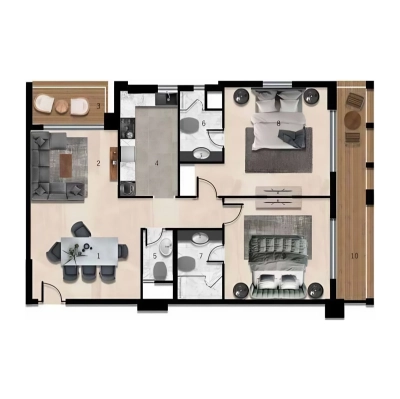 Dugasta - 7 Seasons - Apartment